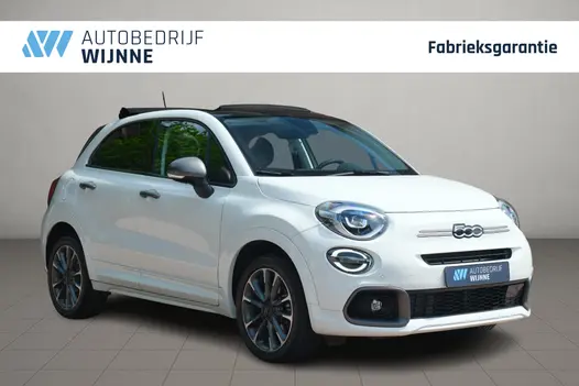Fiat 500X 1.5 Hybrid 130pk DCT7 Sport Cabrio | Navi | App Connect | Climate | Camera | Blind Spot | PDC | Elektrisch Vouwdak
