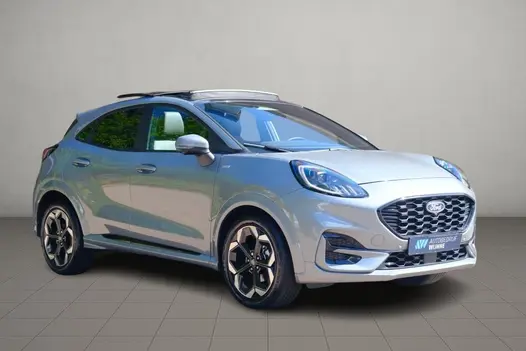 Ford Puma 1.0 EcoBoost Hybrid 155pk Aut. ST-Line X - Panoramadak - 360° camera - Adaptive Cruise - Elektrische achterklep - Matrix LED - Winter Pack